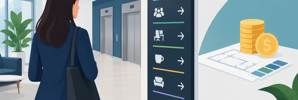 Quanto custa um projeto de wayfinding corporativo?
