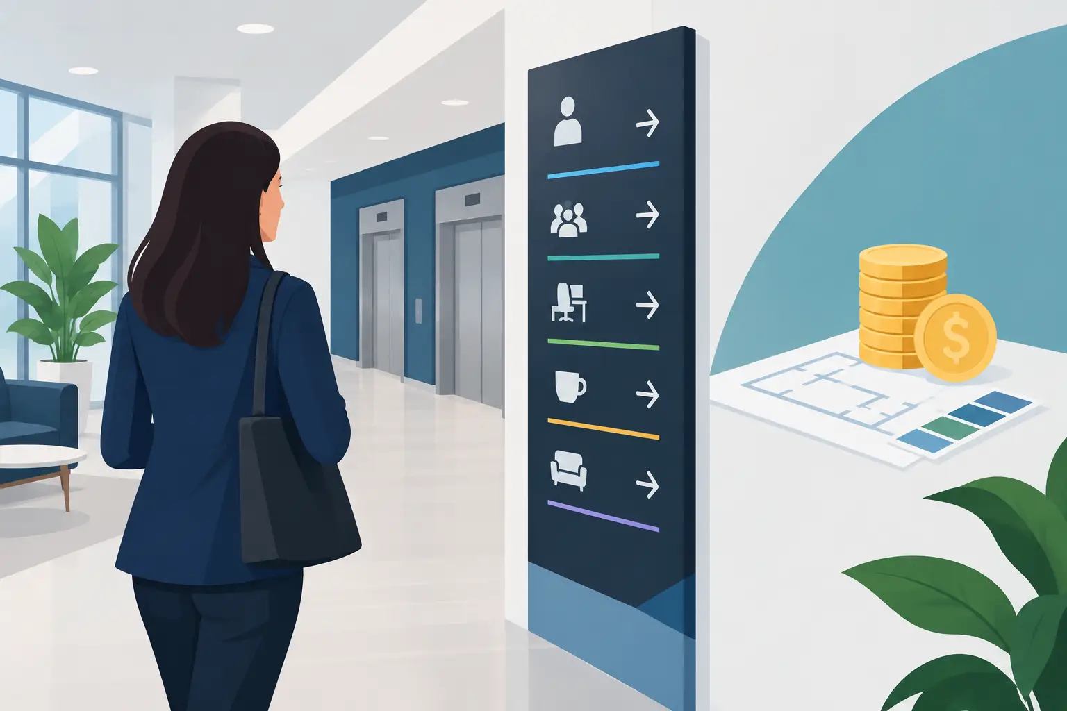 Quanto custa um projeto de wayfinding corporativo?